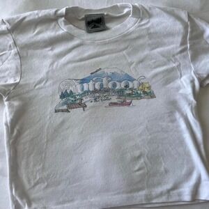 Outdoor recreation graphic baby tee